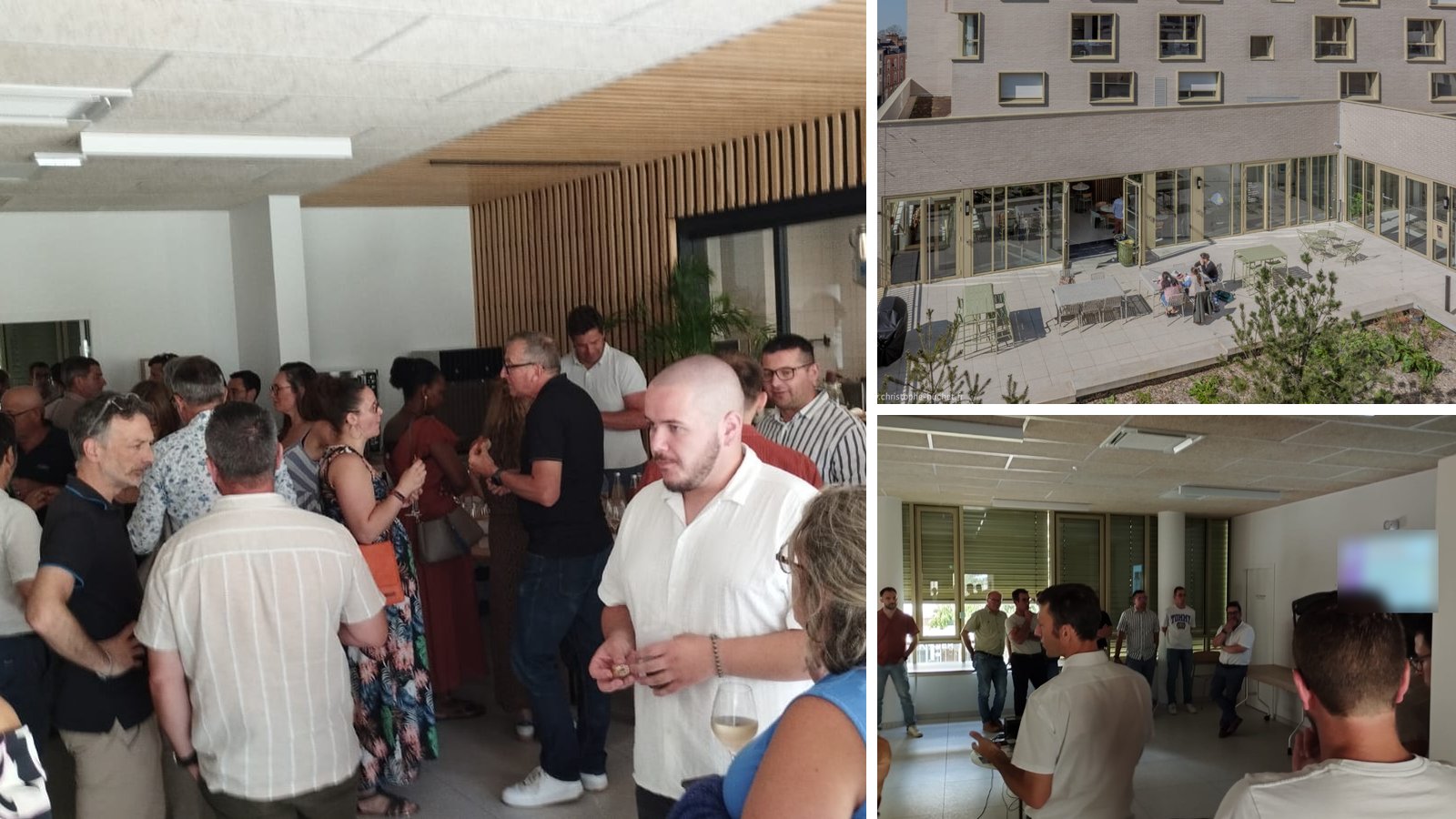 Soirée des 40 ans de TNS BTP avec ses clients et partenaires au Campus Frassati à Rennes